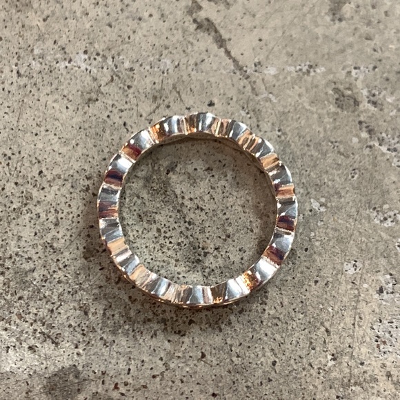 RETIRED Better Together White Enamel Ring - Picture 4 of 5